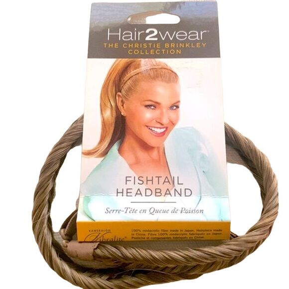 Fishtail Braid Headband - Dark Blonde by Hair2wear, Christie Brinkley Collection - Picture 1 of 6